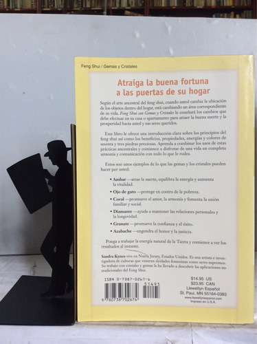 Imagen 3 de 8 de Feng Shui Con Gemas Y Cristales - Sandra Kynes - Esotérico
