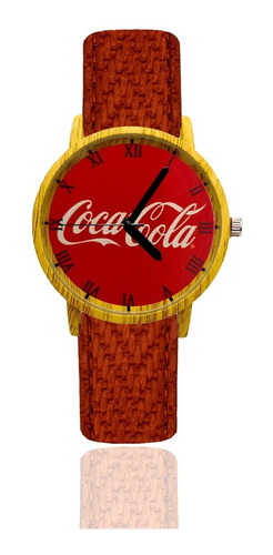 Reloj Coca-cola Estilo Madera Tureloj