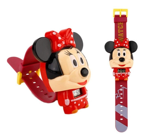 Imagen 1 de 5 de Reloj Niña Pulso Minnie Mouse Envio Inmediato 4mybebe
