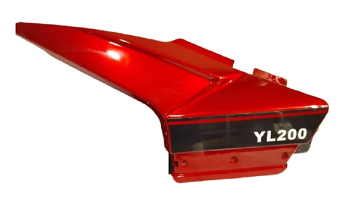  Repuesto Plastico Izquierda Rojo Neg  Moto Gilera Yl 200 