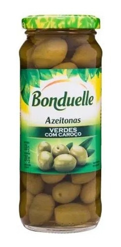 Azeitona Bonduelle Verde Com Caroço 320g