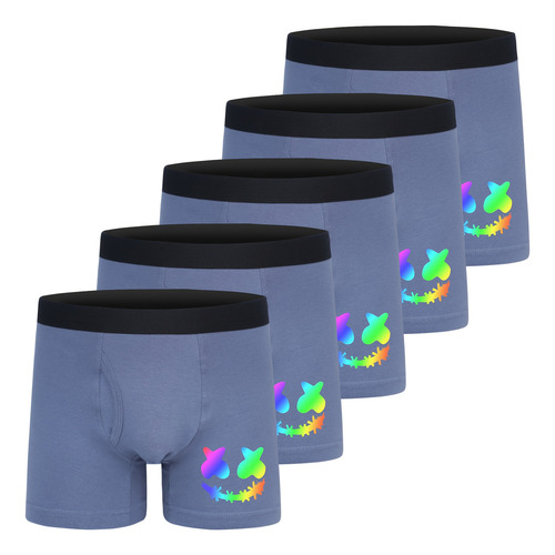 5pcs Bóxers Niño Algodón Cómodo - Varios Colores