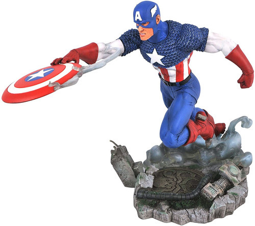 Diamond Select Toys Marvel Gallery contra Capitán América de PVC