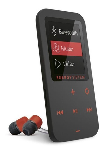 Mp4 Bluetooth Touch 8gb Pantalla Lcd Energy Sistem Color Negro / Coral