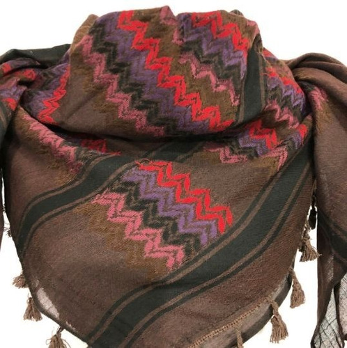 Hirbawi® Original Kufiya Shemagh Cafe - Hecho En Palestina