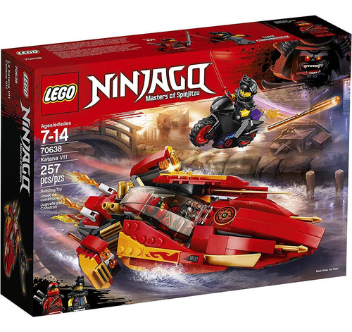 Lego Ninjago Katana V11 70638 Kit De Construcción (257 Pieza