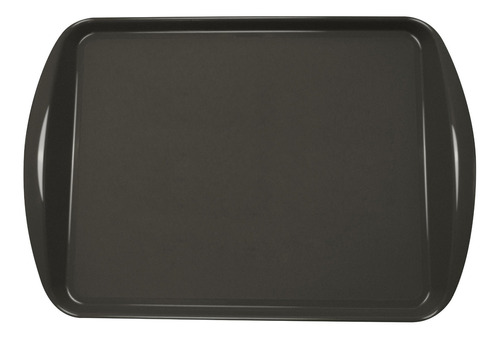 Kit 25 Bandeja Restaurante Self Service Fast Food 44x30 Cor Preto