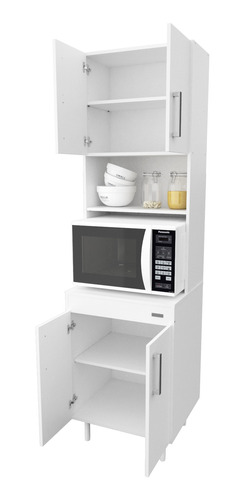 Columna De Cocina 4 Puertas Mueble Aparador Melamina