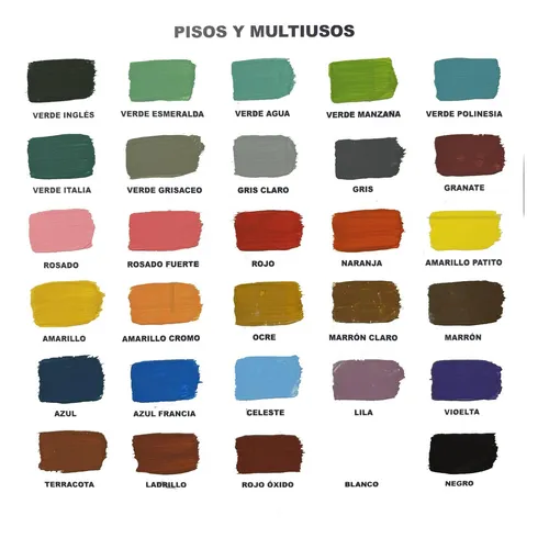 Pintura Multiuso Premium Para Pisos Y Paredes 4lts Acabado Mate Color Blanco