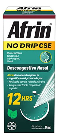 Afrin No Drip Cse Descongestivo Nasal Alivio Temporal