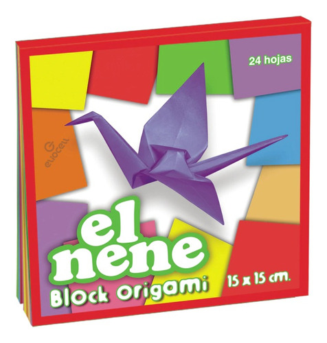 Block El Nene Origami 15 X 15 Cm 24 Hojas