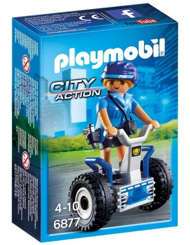 Mujer Policia Playmobil Con Balance Racer - 6877