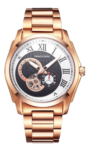Reloj Hombre Prince Gera Xxuspg0020g Automático Pulso Oro