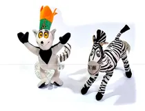 Comprar Pelucias Madagascar Mc Donalds 2008 - Marty E Rei Julien