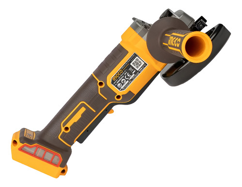 Esmeril Galletero Angular Inalambrico Hombre Muerto 20v Ingc