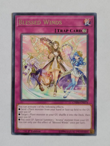 Yugioh Blessed Winds - Chim-en074 - Rare 1st Edition
