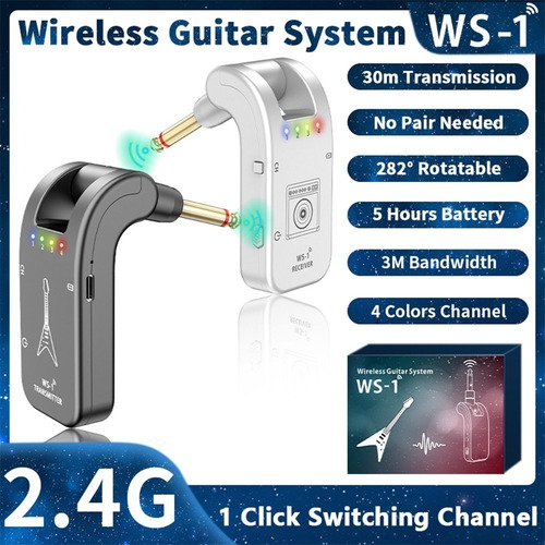 Transmisor Y Receptor De Audio Inalámbrico Para Guitarra