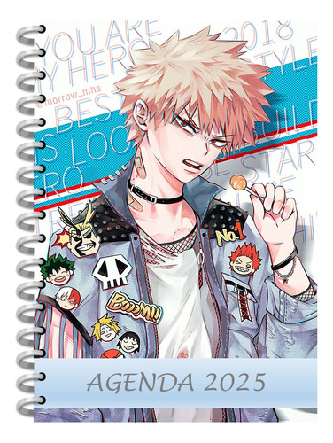 Kit Imprimible +24 Agendas Editables+ Pdf Anime Adolescentes