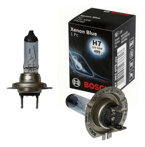 Lampara H7 Bosch Xenon Blue 55w Luz Fria