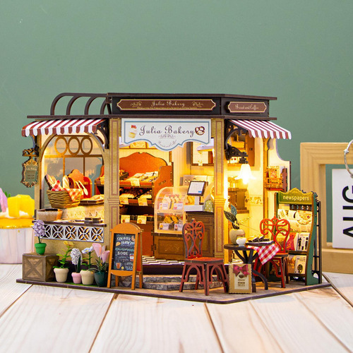 Kit De Bricolaje En Miniatura Para Casa De Muñecas,