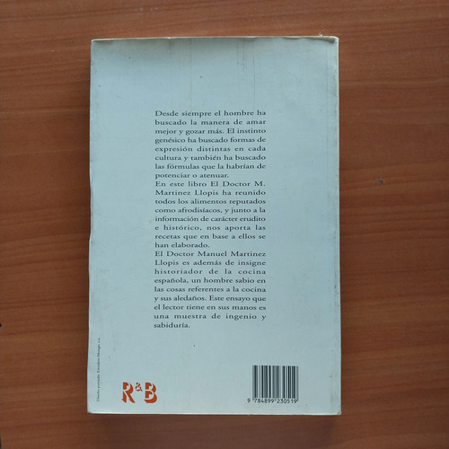 Libro Los Alimentos Afrodisíacos Y Sus Recetas Gastronomía (Usado)