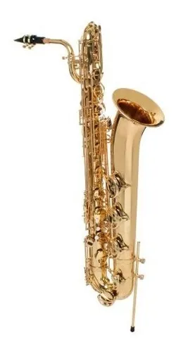 Saxofone Baritono Mib Chave Si Bemol Articulada E Fá# Agudo Saxofone Baritono Mib Chave Si Bemol Articulada E Fá# Agudo