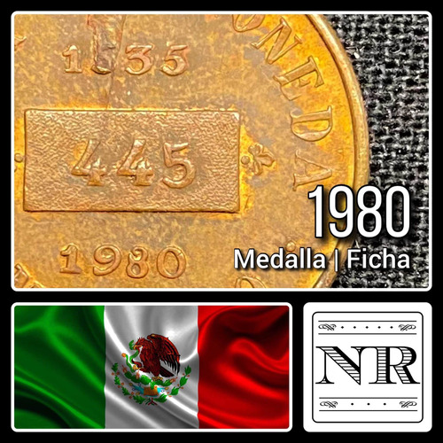 Imagen 1 de 4 de Ficha | Medalla - Casa De Moneda - México