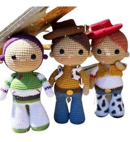 Patrones Amigurumi Woody Buzz Vaquerita Toy Story (ing)