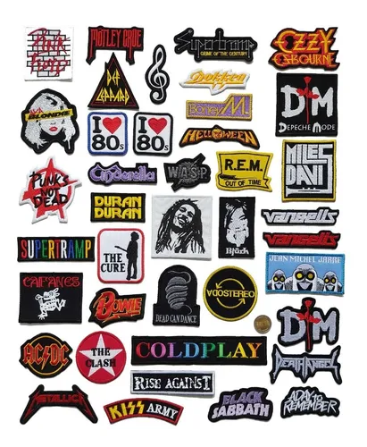 Parches para ropa rock hotsell