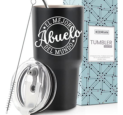 Vaso Térmico Abuelo De 30 Oz, Mejores Regalos Abuelo E...