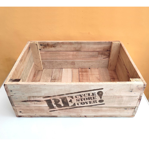 Cajón De Madera Rústico Y Ecológico 47x33x18 (Usado)