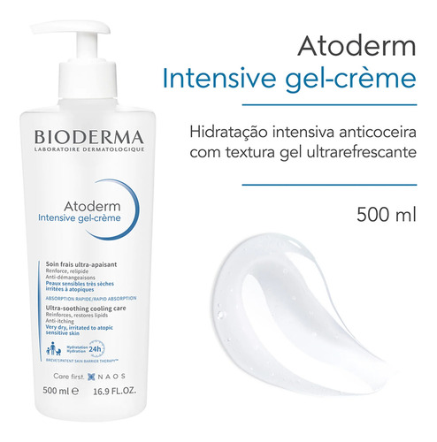 Creme Atoderm Gel Intensive 500ml Tipo De Embalagem Tubo Fragrância Neutro