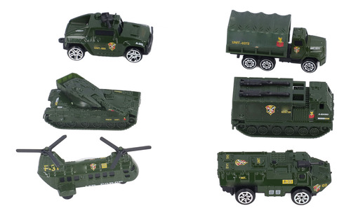 Diecast Military Vehicles Paquete De 6 Juguetes Del Ejército