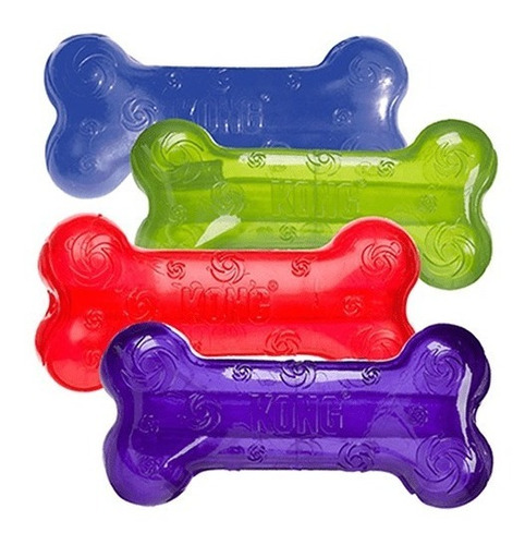 Juguete Para Perro Kong Squeezz Bone - Hueso Goma Resistente