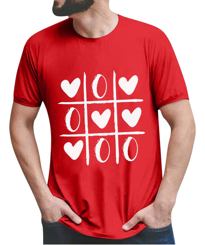 Camiseta Holgada Grafico Dia San Valentin Juego Para Pareja