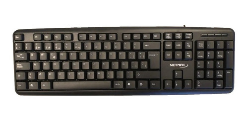 Teclado Estandar Usb 2.0 Español Con Ñ Netmak Nm-kb586u 