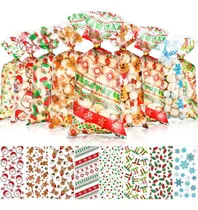 Comprar Blulu Bolsa Celofan Navidad Copo Nieve Plastico Papa Noel 8
