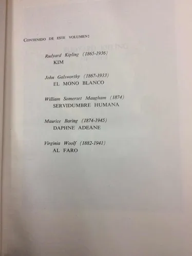 Maestros Ingleses - 5 Tomos - Editorial Planeta - Novelas (Usado)