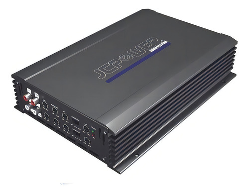 Amplificador Jc Power Rs R600.4 1200w 4 Canales Negro