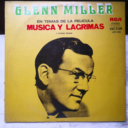 Glenn Miller - Música Y Lágrimas-  Lp - Vinilo/ Kktus