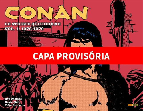 Conan, O Bárbaro: As Tiras Vol.01 (de 2), de Thomas, Roy. Editora Panini Brasil LTDA, capa dura em português, 2022