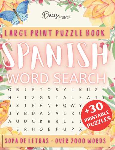 Spanish Word Search : Sopa De Letras: 120 Large Print Puz...