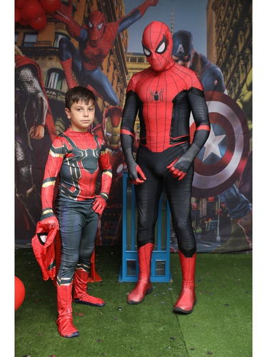 Imagem 2 de 6 de Fantasia Homem Aranha Ferro Vingadores Sem Volta Para Casa