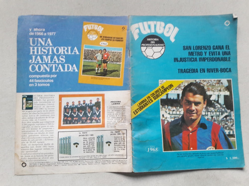 Revista Fútbol Historia Del Profesionalismo Nº 77 Año 1968