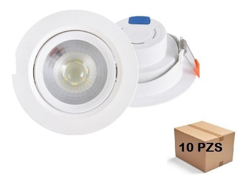 Empotrado Plafon Led 3w Spot Dirigible Blanco 10pzs