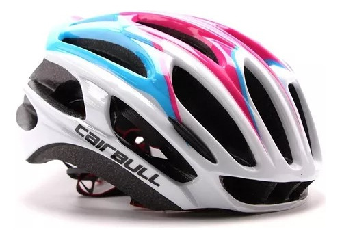 Capacete Ciclismo Bike Cairbull Mtb Speed Vários Modelos Cor Branco/pink/azul Tamanho 54/58