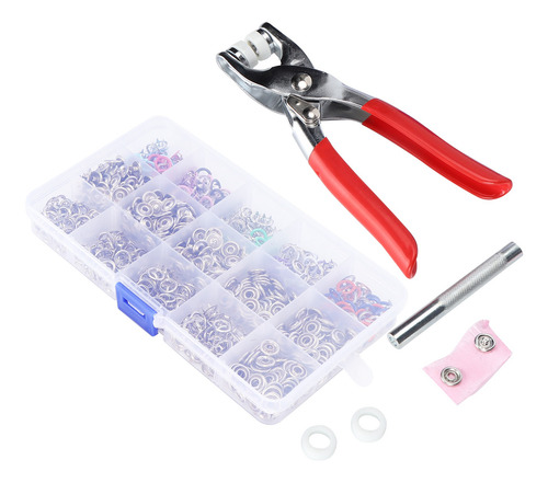 Presione Stud 200 Juegos De Broches Huecos De Metal Con Punt