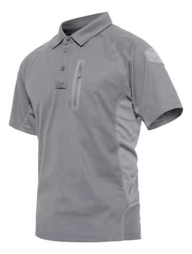 Camiseta Táctica De Golf Y Senderismo Para Hombre, De Secado