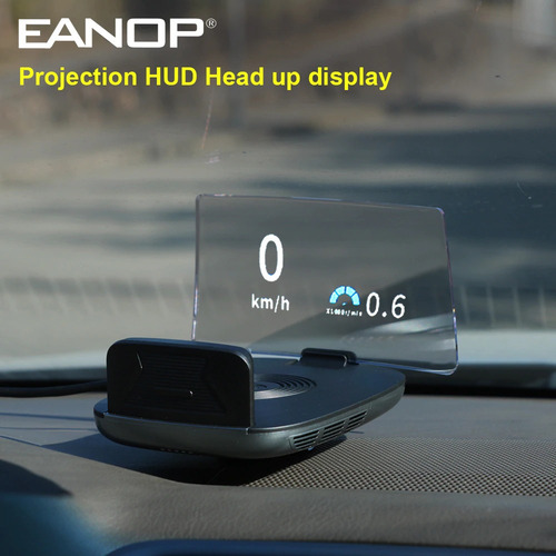Imagem 2 de 10 de Hud Head Up Display Obd2 De Projeção Eanop M70 Modelo 2020