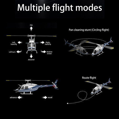 ' Helicóptero Con Control De Giroscopio De 4 Canales Y 2.4